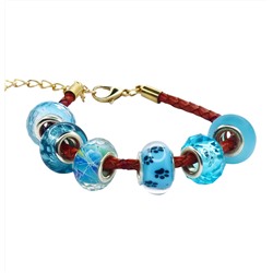 Раскопки для детей «Бусины для браслета» (6 голубых бусин)