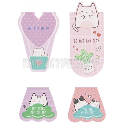 Закладки магнитные для книг 4 шт "Say Meow" MESHU MS_39389, MS_39389