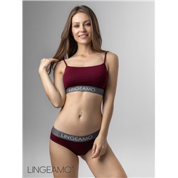 Трусы женские слипы LINGEAMO темно-бордовые ЛС-01 (28)