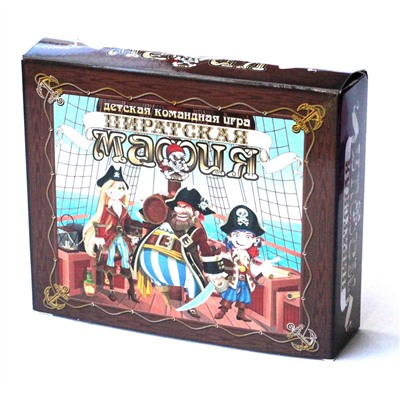 Карточная настольная игра «Пиратская мафия» (28 карточек)