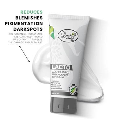 LACTO Dark Spot Remover Cream, Luster (ЛАКТО крем против чёрных точек, Ластер), 60 мл.