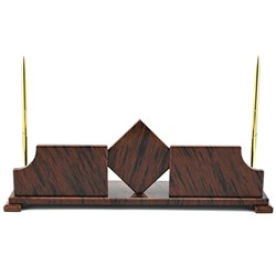 Письменный прибор из обсидиана "Класический" 390*95*130мм