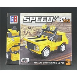 Конструктор SPEED  2в1 Джип - трансформер 46дет. 14*11см / 123-699