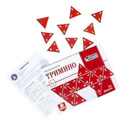 Логическая настольная игра для детей «Тримино»