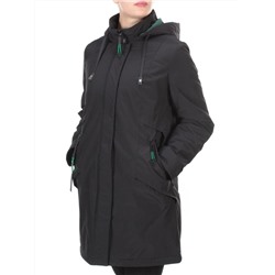 22-915 BLACK Куртка демисезонная женская (100 гр. синтепон) PLOOEPLOO размер 48 - российский