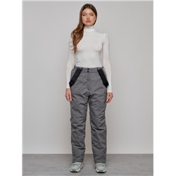 Полукомбинезон утепленный женский большого размера светло-серого цвета 1332SS