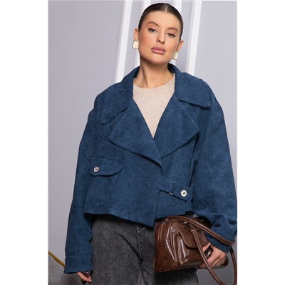 Жакет укороченный Динара (синий) Б14325-39М