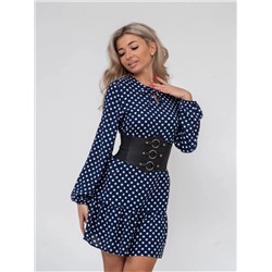 Платье женское Текс-Плюс, цвет синий белый