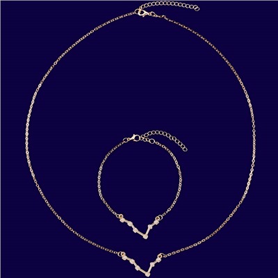 Комплект браслет + подвеска созвездие ОВЕН (алмазный), Giftman, 1 шт.