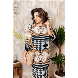 Romanovich Style 1-2442 черный/золотой, Платье