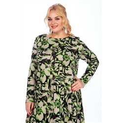 Michel chic 943 зеленый_серый, Платье