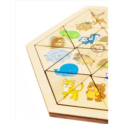 Пазл деревянный «Зверюшки»