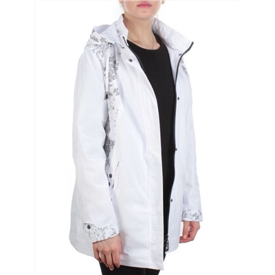 F806 WHITE Ветровка женская CO-COCOPINE (85% хлопок, 15% полиэстер) размер 42 (идет на 48 российский)