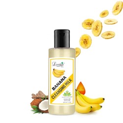 BANANA Cleansing Milk, Luster (БАНАН очищающее молочко для лица без сульфатов и парабенов, Ластер), 210 мл.