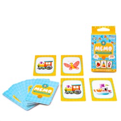 Настольная игра "МЕМО" для малышей. Серия АКТИВ time
