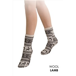 Носки меховые эластичные "ЗИМНИЙ ОРНАМЕНТ"