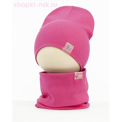 02-64-LT Комплект (шапка+снуд) (52-54)