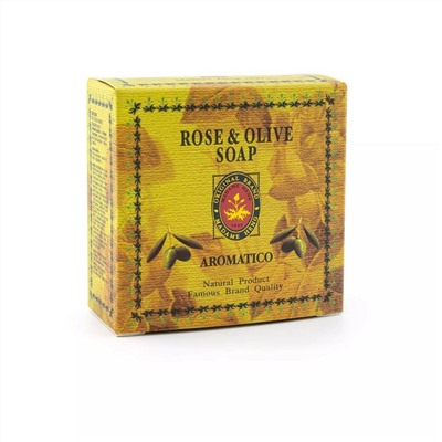 Aromatico ROSE & OLIVE Soap, Madame Heng (Ароматико, мыло С ЭКСТРАКТОМ РОЗЫ И ОЛИВЫ, Мадам Хенг), 125 г.
