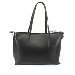 Сумка женская искусственная кожа Ch&K-6833,  1отд+карм/перег,  плечевой ремень,  черный 254517