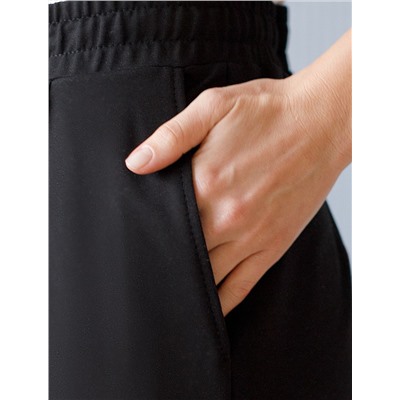 Свободные брюки из тонкого премиального футера с эластаном