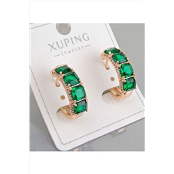 Серьги с замком кольцо