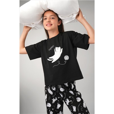 Хлопковая пижама для девочки Happyfox