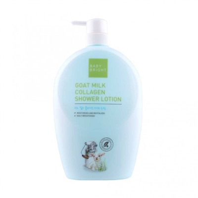 GOAT MILK COLLAGEN Shower Lotion, Baby Bright (Лосьон для душа С КОЛЛАГЕНОМ ИЗ КОЗЬЕГО МОЛОКА, Бэйби Брайт), 750 мл.