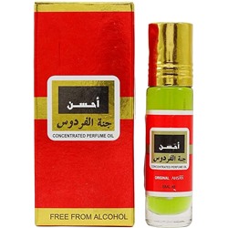 JANNAT UL FIRDAUS Concentrated Perfume, Ahsan (ДЖАННАТ УЛЬ ФИРДАУС масляные индийские духи), ролик, 8 мл.