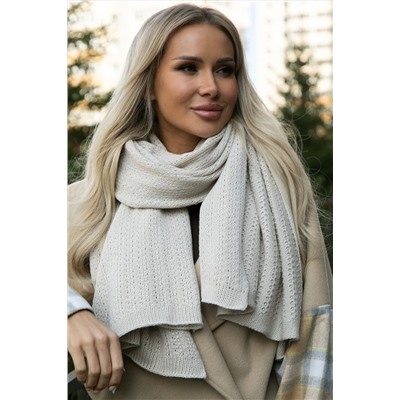 Вязаный палантин (речной жемчуг) ВП03-1М