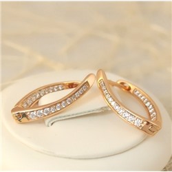 Серьги позолота H01-10833