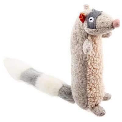 Игрушка GIGWI Енот с пищалкой 75310 АГ
