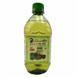 CASTOR OIL 100% Pure FILTERED, Chanda (КАСТОРОВОЕ МАСЛО 100% чистое фильтрованное, Чанда), 500 мл.