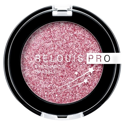RELOUIS Тени для век RELOUIS PRO Eyeshadow Sparkle тон:03 candy pink РБ780-21