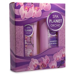 НАБОР жен.  SPA PLANET ORCHID (шампунь 250мл + гель д/душа 250мл)