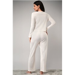 Женская пижама с брюками из ажурного хлопка Happyfox