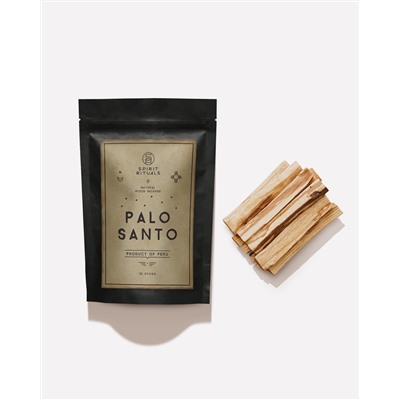 PALO SANTO, Spirit Rituals (ПАЛО САНТО), упаковка 10 палочек.