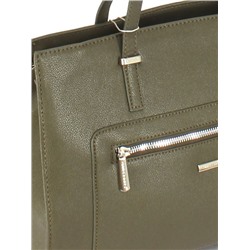 Сумка женская искусственная кожа DJ-CH 21081-KHAKI,  1отд,  зеленый SALE 249719