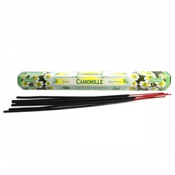 Tulasi CAMOMILE Floral Incense Sticks, Sarathi (Туласи благовония РОМАШКА, Саратхи), уп. 20 палочек.