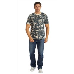 Футболка кмф "Светло-серая цифра"