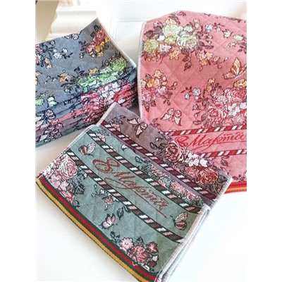 Полотенце "Ноктюрн" тканное стеганое 25*50 см. хлопок 100%