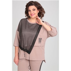 Michel chic 1329 светло-бежевый, Брюки,  Джемпер