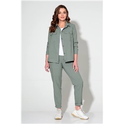 Liona Style 694 пепельно-зеленый, Брюки,  Куртка