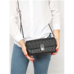 Сумка женская искусственная кожа Ch&K-8643,  1отд,  плечевой ремень,  черный 257633