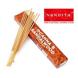 CANNA B SANDALWOOD Natural Incense, Nandita (КАННА Б САНДАЛОВОЕ ДЕРЕВО благовония палочки, Нандита), 15 г.