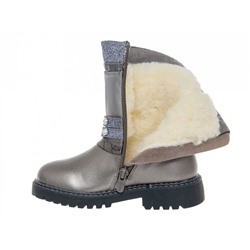 R878537816GR сер Ботинки зима для девочек (27-32)/8