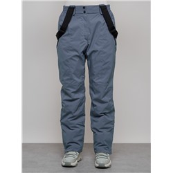 Полукомбинезон утепленный женский большого размера серого цвета 1332Sr