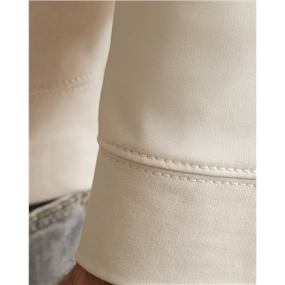 Свитшот с воротом стойкой на молнии из эластичного футера двухнитки