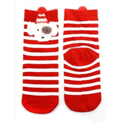 Детские носки 3-5 лет 15-18 см "Рождество" Собачка