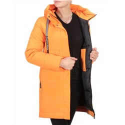 8802 ORANGE Пальто зимнее женское CLOUD LAG CAT  (200 гр. холлофайбер) размер 46