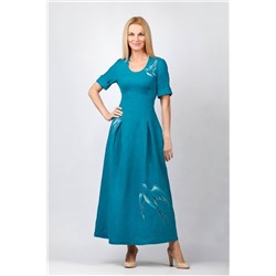 Полинушка 326 морская_волна, Платье